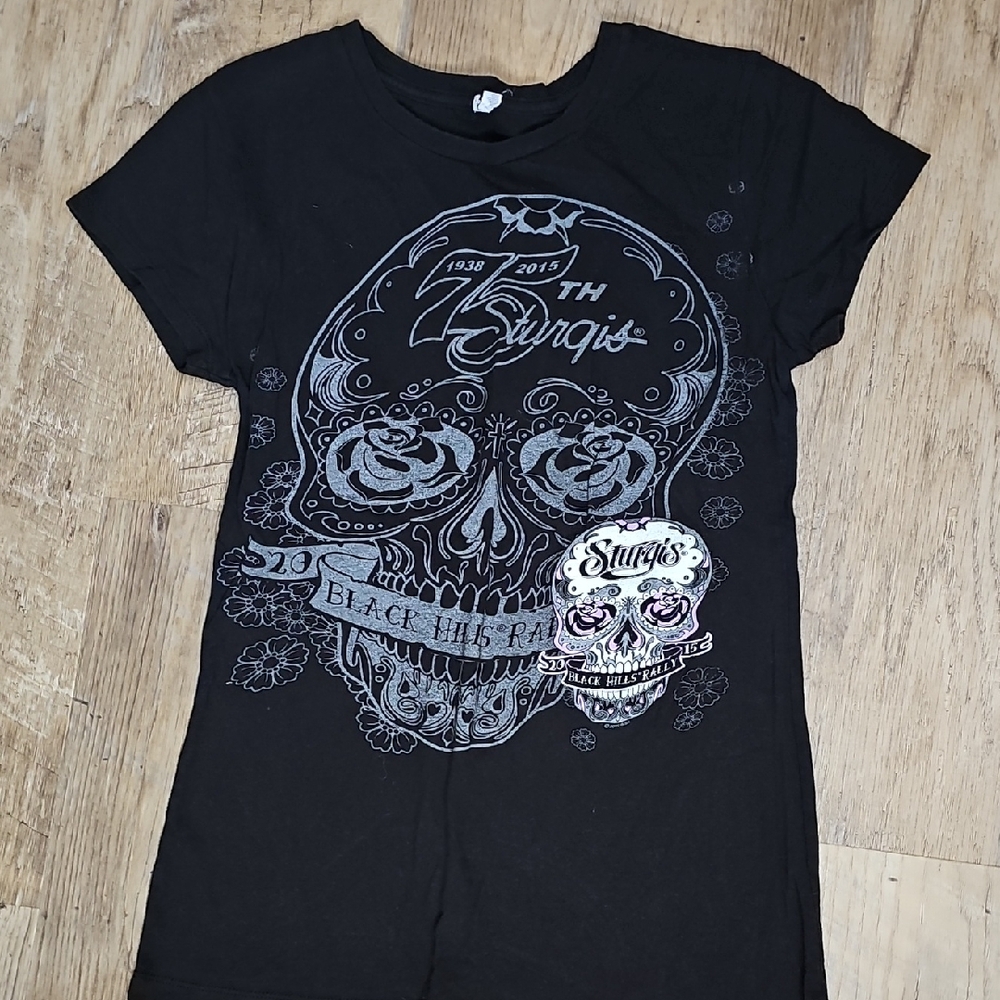 Black Graphic Kids T-Shirt